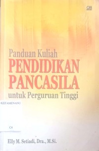 Image of Panduan Kuliah PENDIDIKAN PANCASILA