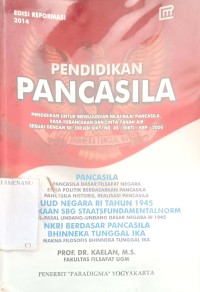 Image of PENDIDIKAN PANCASILA